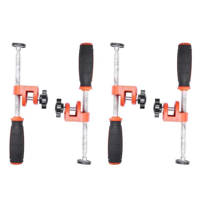4pcs Woodworking Edge Clamp F Clamp Quick Clamp Function Expansion
