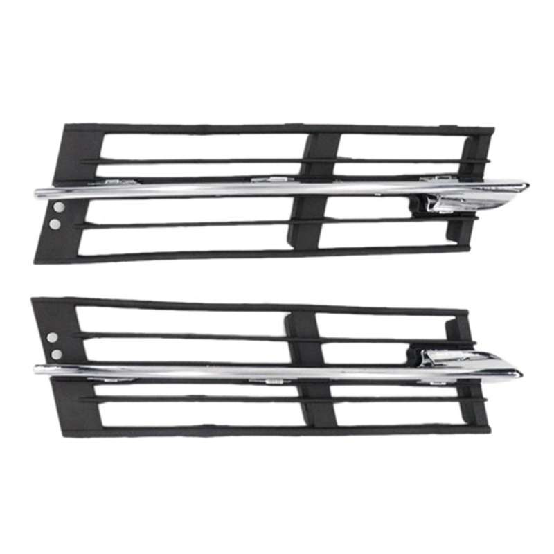 1 Pair Front Fog Lamp Grille Daytime Running For-bmw 7 Series F01 Lci