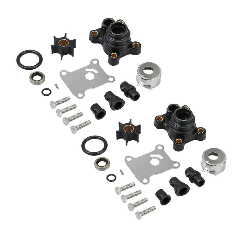 2x Impeller Pump 9.9hp and 15hp Repair Kit for Evinrude / Johnson