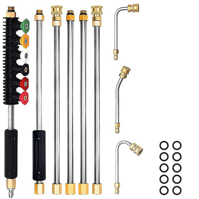 Pressure Washer Attachment Set -with 6 Spray Nozzle Tips-4000 Psi