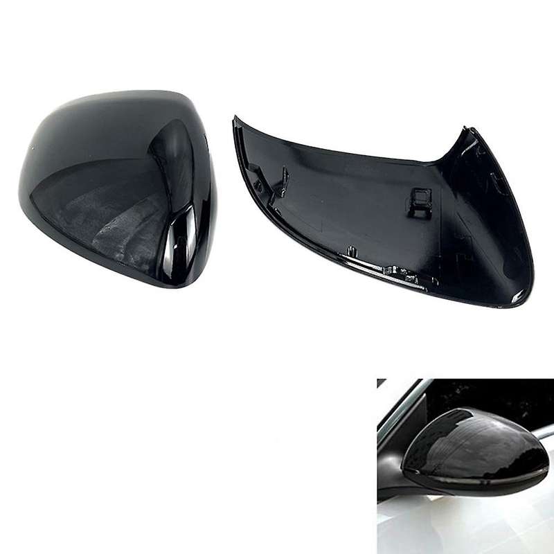 Car Glossy Black Rearview Side Mirror Cover for Benz S C Class W223