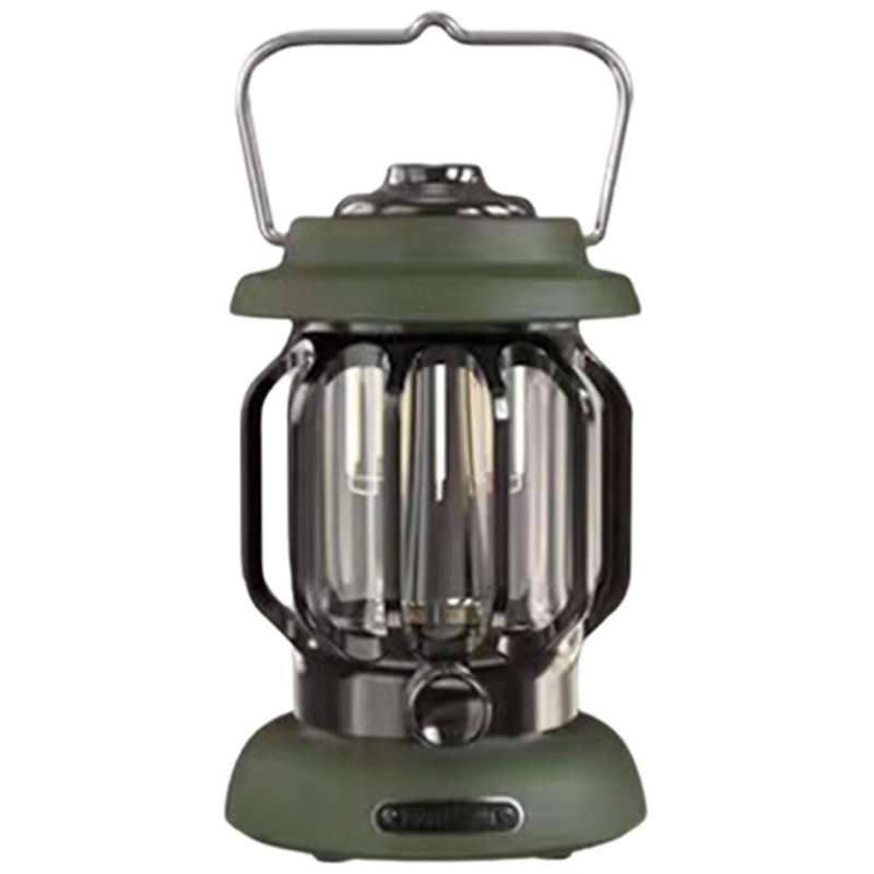 Rechargeable Led Camping Light Camping Emergency Light,green