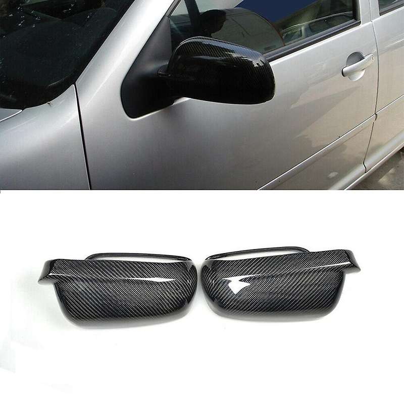 4x Abs Side Rear View Mirror Cover for Bora Golf 4 Iv Mk4 1998-2009