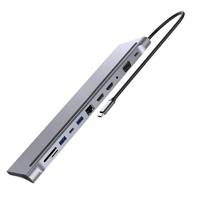 Docking Station Hub Type-c 12-in-1 for Macbook and Usb C Laptops
