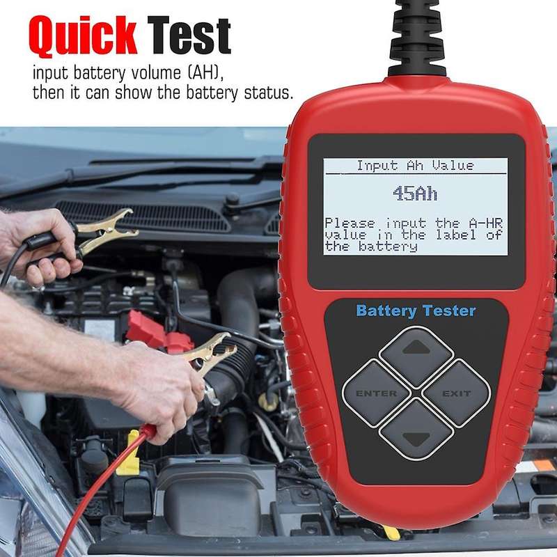Auto Battery Tester Ba101 12v Resistance Accuracy Battery Tester
