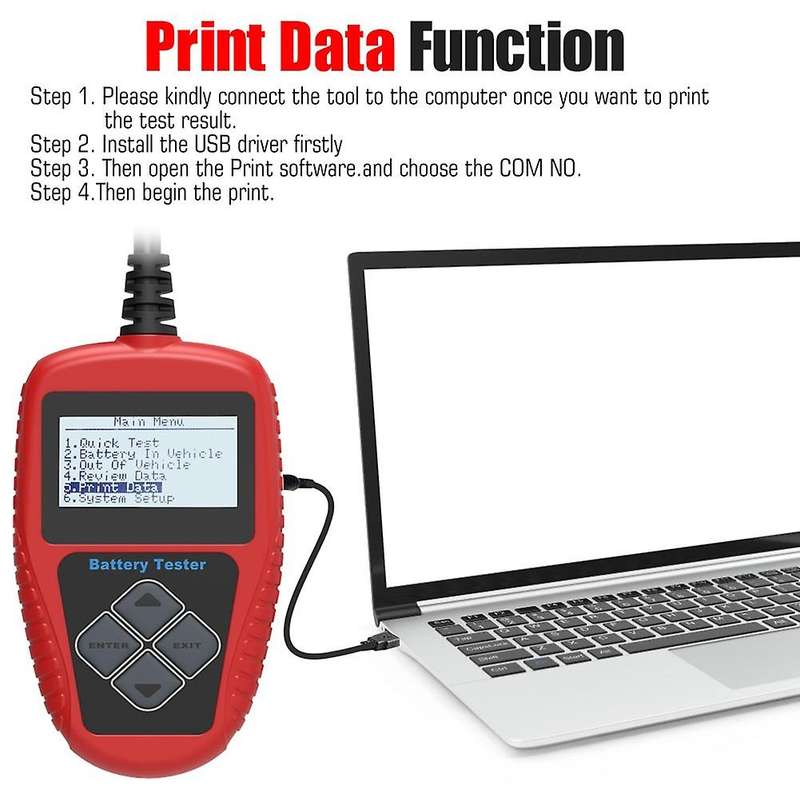 Auto Battery Tester Ba101 12v Resistance Accuracy Battery Tester