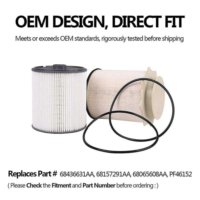 Fuel Filter Set 68436631aa 68157291aa for Ram 2500 3500 4500 5500