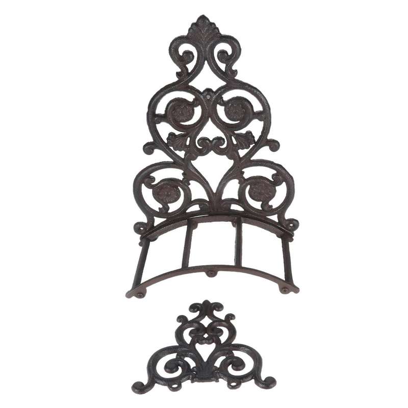 Cast Iron Hose Holder Garden Water Pipe Rack Victorian Vintage Decor