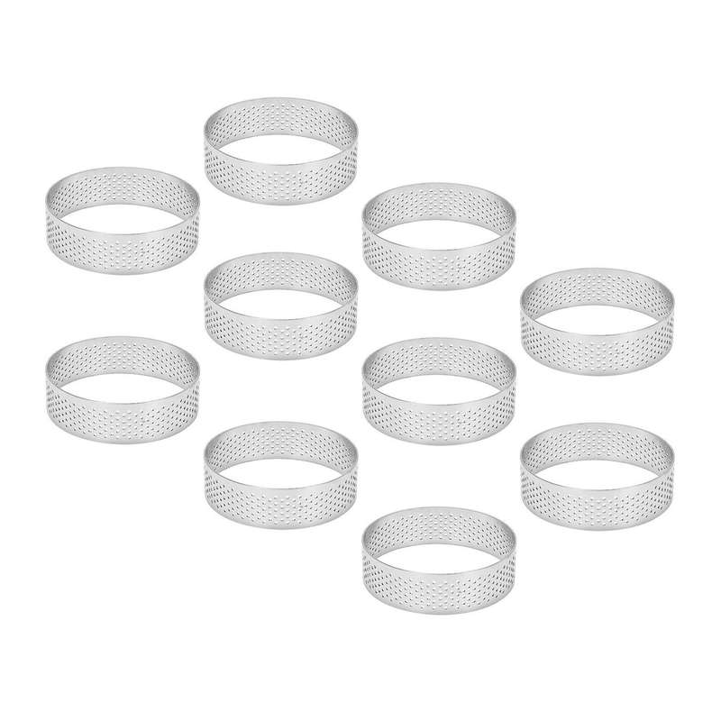 40pcs Fruit Pie Quiches Cake Mousse Mold Kitchen Baking Mould 7cm