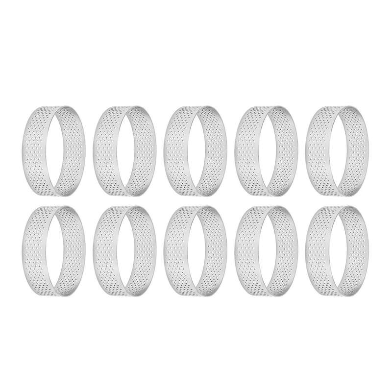 40pcs Fruit Pie Quiches Cake Mousse Mold Kitchen Baking Mould 7cm