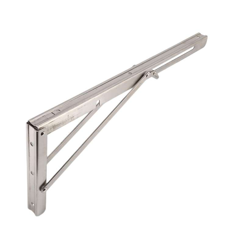 Folding Shelf Brackets, for Diy Various Space-saving Work 16 Inch