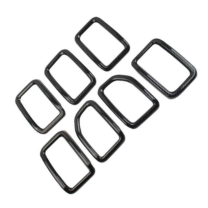 Car Front Grill Mesh Inserts Rings Covers Trim Inserts Kit