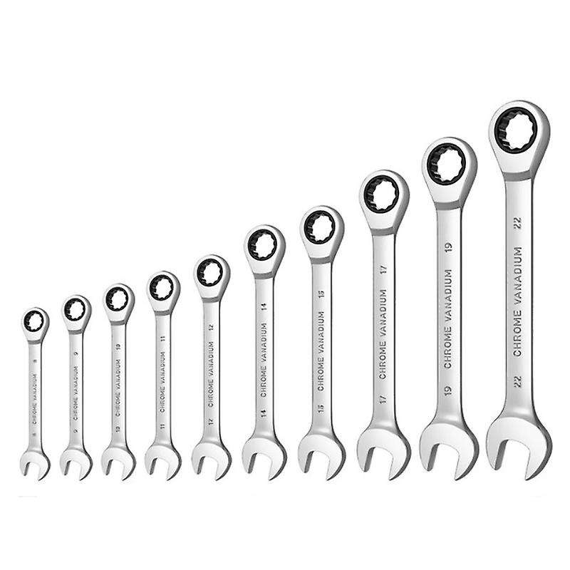 Ratchet Wrench Set 72 Tooth Gear Wrench Set Metric Car Repair Tools