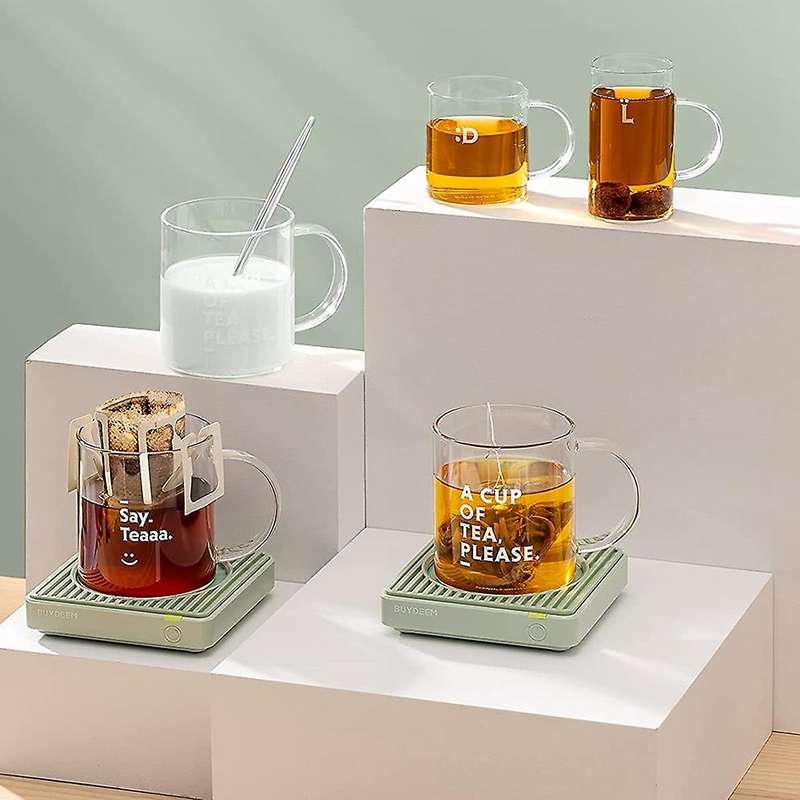 One Button Beverage Cup Heater with 2 Temperature Settings Function,a
