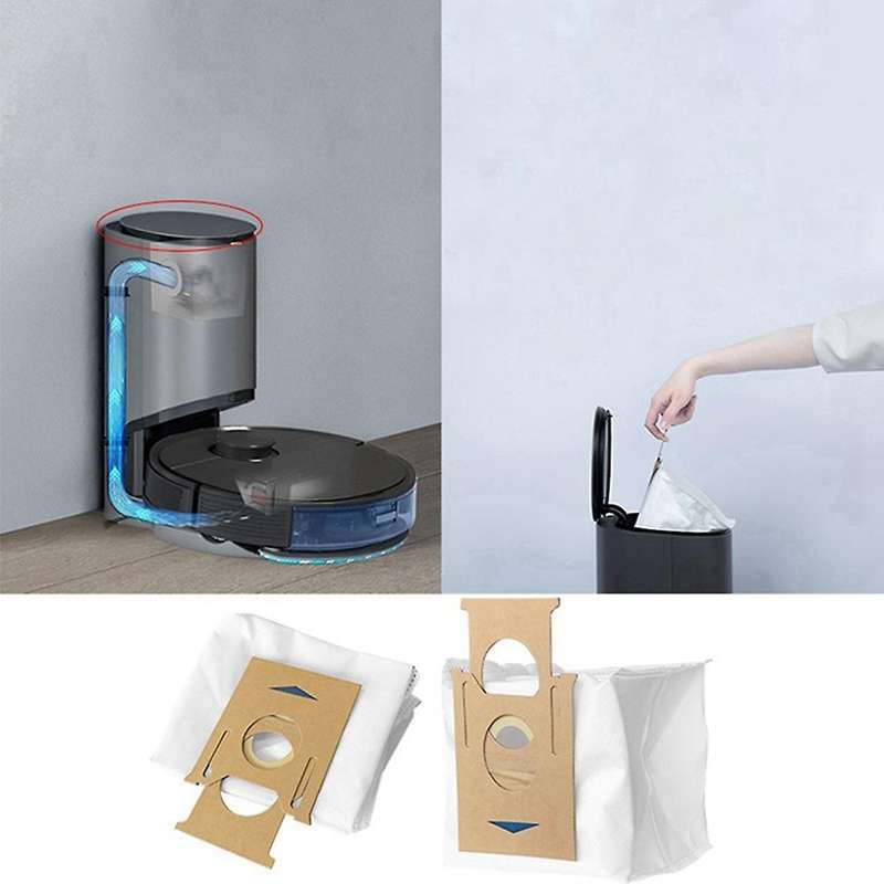 48pack Vacuum Dust Bags for Ecovacs Deebot T9 Series Ozmo T8