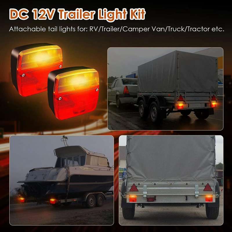 Taillight Set for Trailer 21w 12v Rear Indicator Lights Brake Lamp