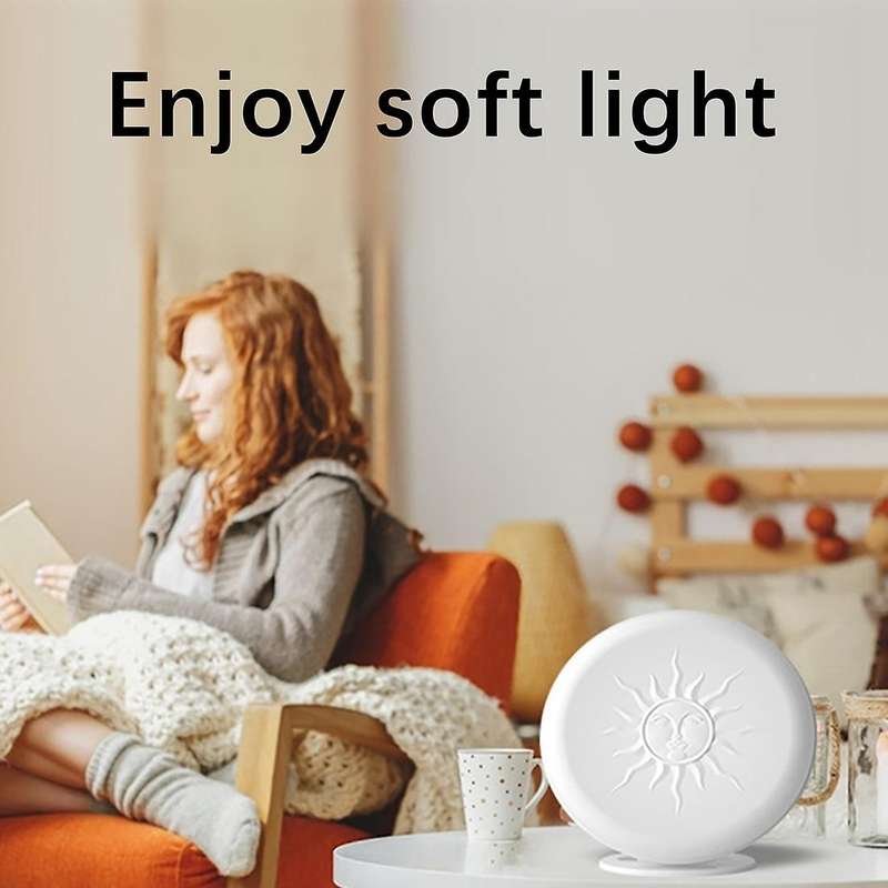 18w Sad Light Therapy Bulb Migraine Treatment Light Source Eu Plug