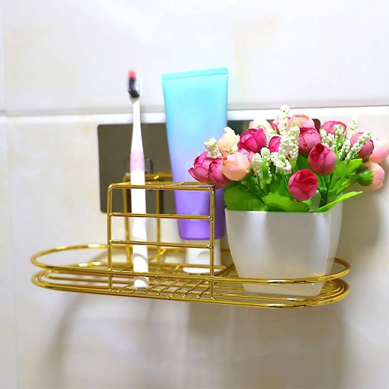 Nordic Iron Art Toothbrush Holder Wall-mounted Toothbrush Holder Rack