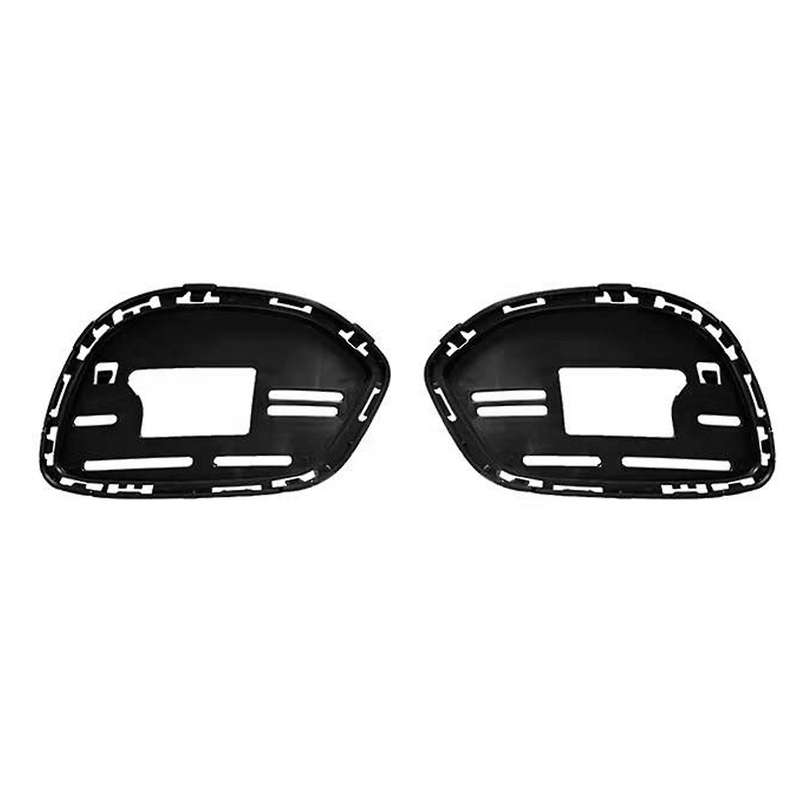 1pair Front Fog Light Panel Lamp Frame Grille Cover for Mercedes-benz
