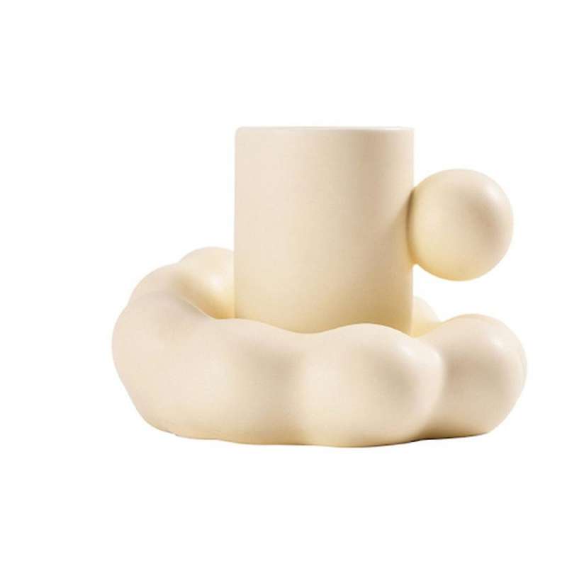 Home Ceramic Mug Creative Shape Breakfast Coffee Cup Tableware C