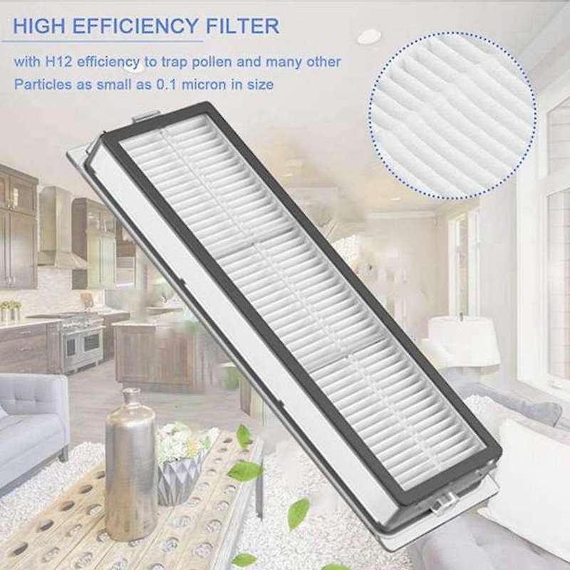 7pcs for Xiaomi Dreame W10 Robot Filter Main Side Brush Mop Cloth