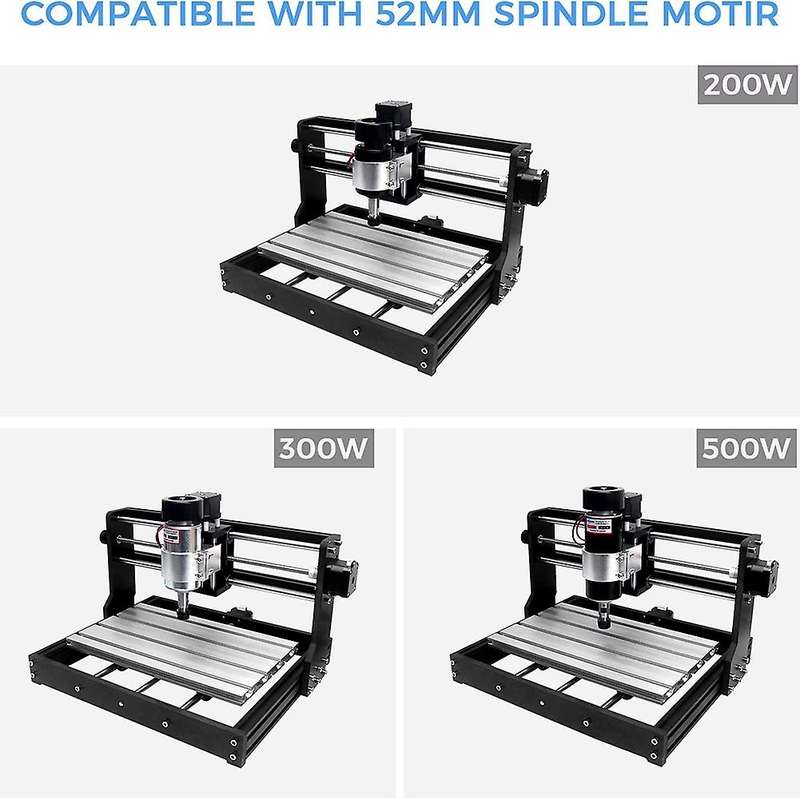 Z Axis Spindle Motor Mount Kit, Upgrade The Spindle to 200w