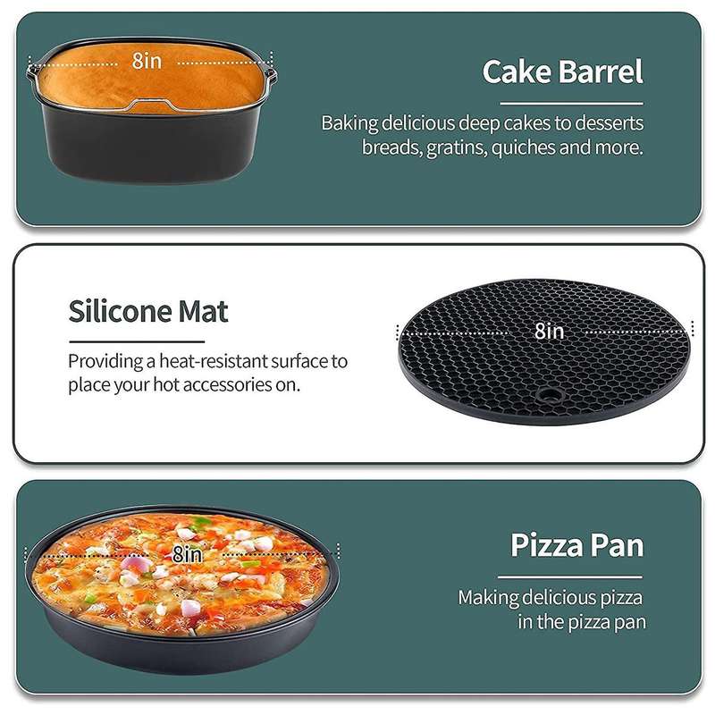 Air Fryer Accessories for Cosori Instant Vortex Ninja Foodi Gowise
