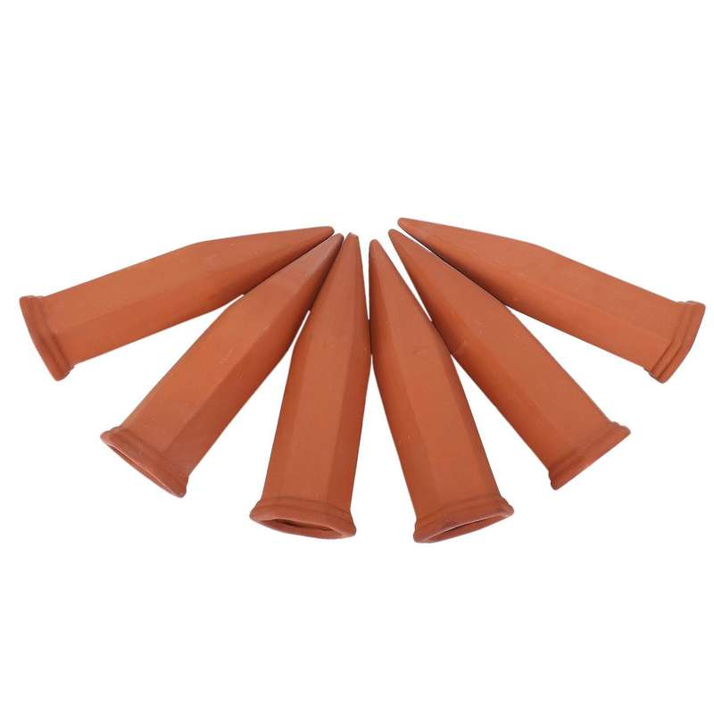 Self Watering Spikes - 6-pack Terracotta Plant Watering Stakes