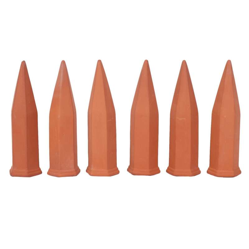 Self Watering Spikes - 6-pack Terracotta Plant Watering Stakes