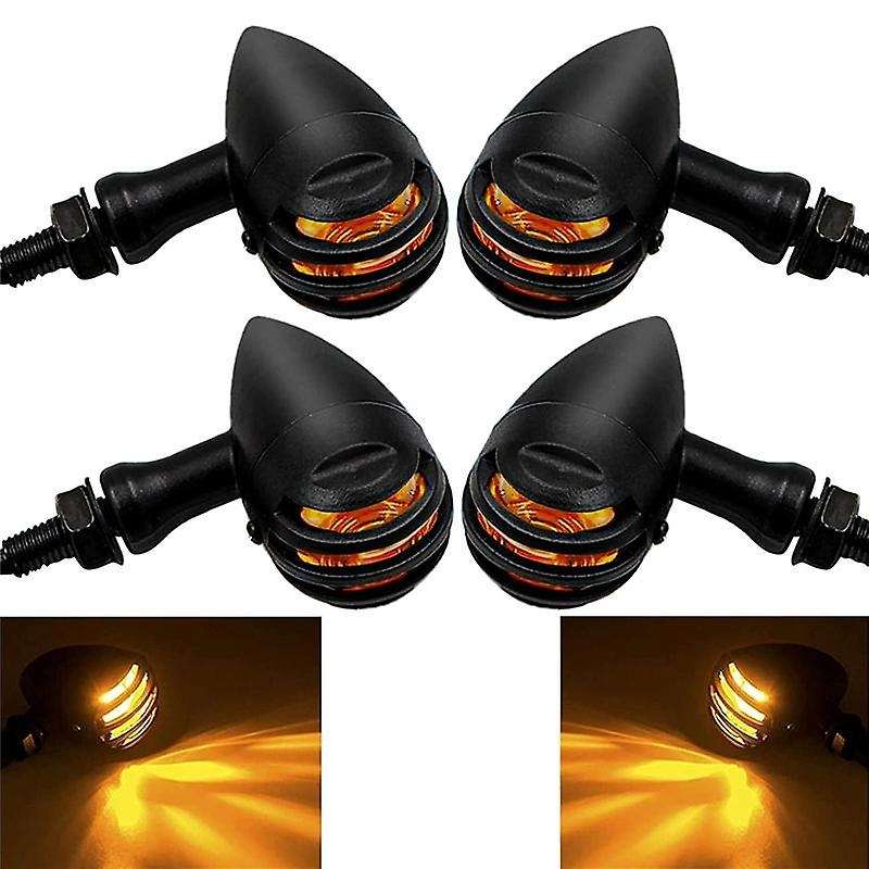 4pcs Motorcycle Turn Signal, Led Motorbikes Blinkers