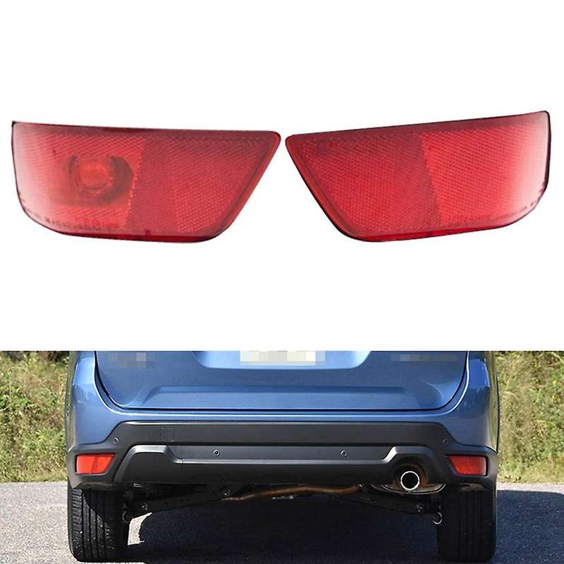 1 Pair Car Rear Bumper Reflector Brake Lamp for Forester 2019 2020