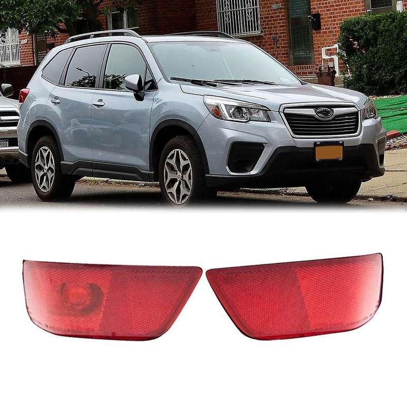 1 Pair Car Rear Bumper Reflector Brake Lamp for Forester 2019 2020