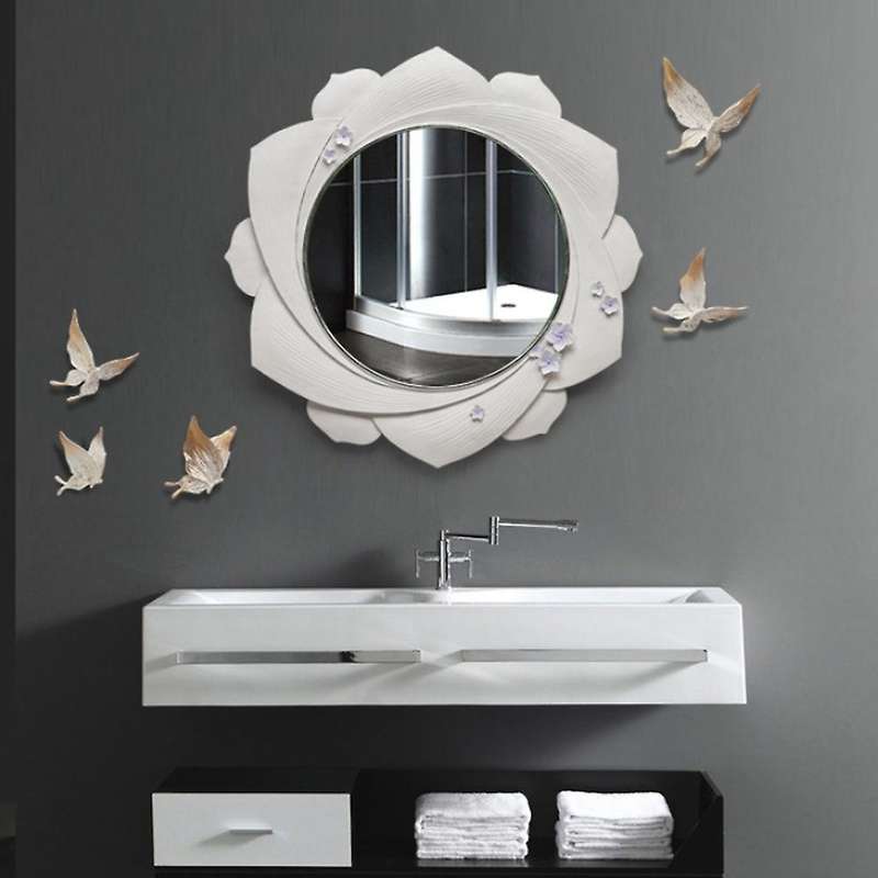 5pcs 3d Stereo Resin Wall Hanging Butterfly Wall Sticker Ornaments