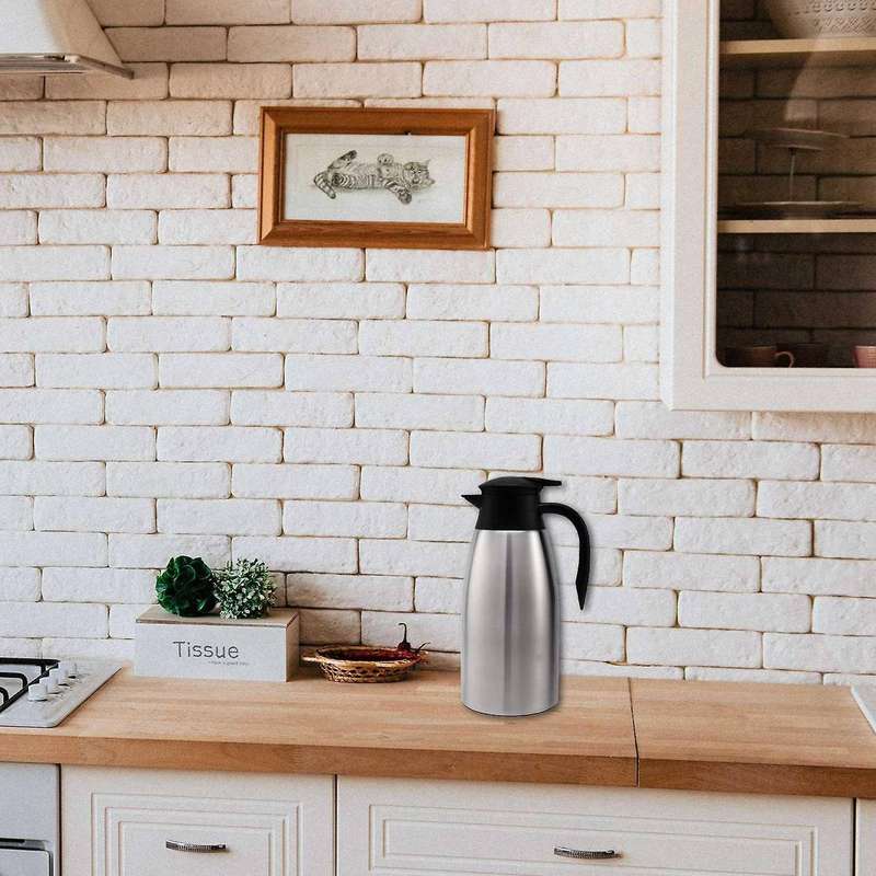 Silver 304 Stainless Steel 2l Thermal Flask Vacuum Insulated