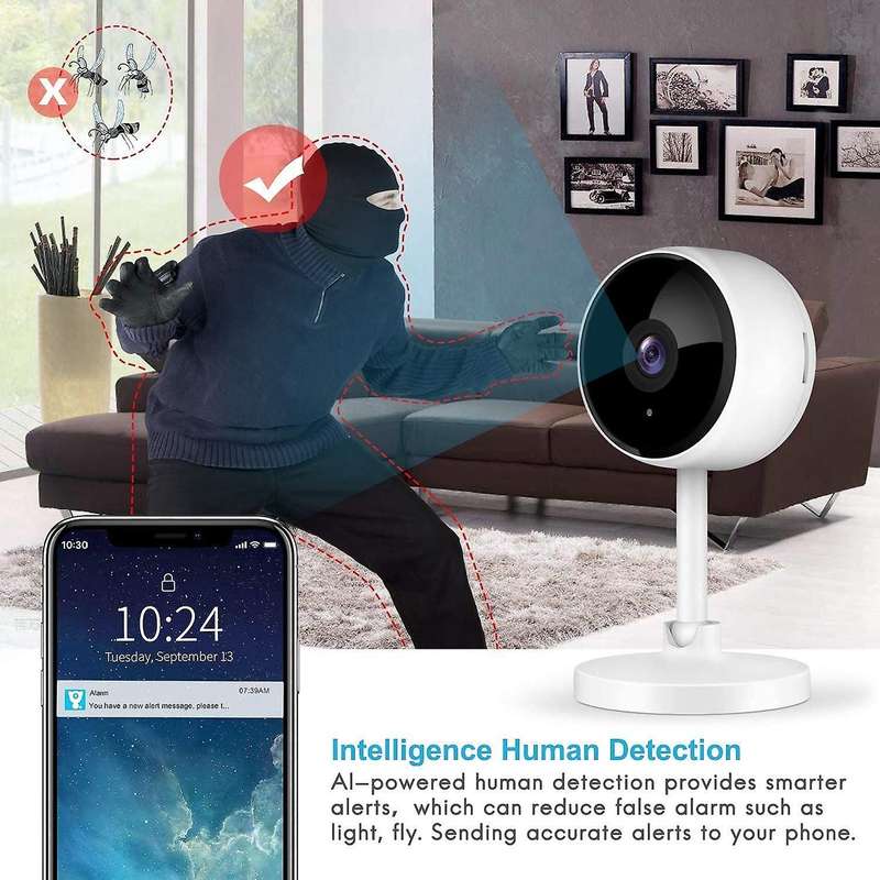 Home Security Camera 1080p Indoor Wifi Surveillance Ip Camera