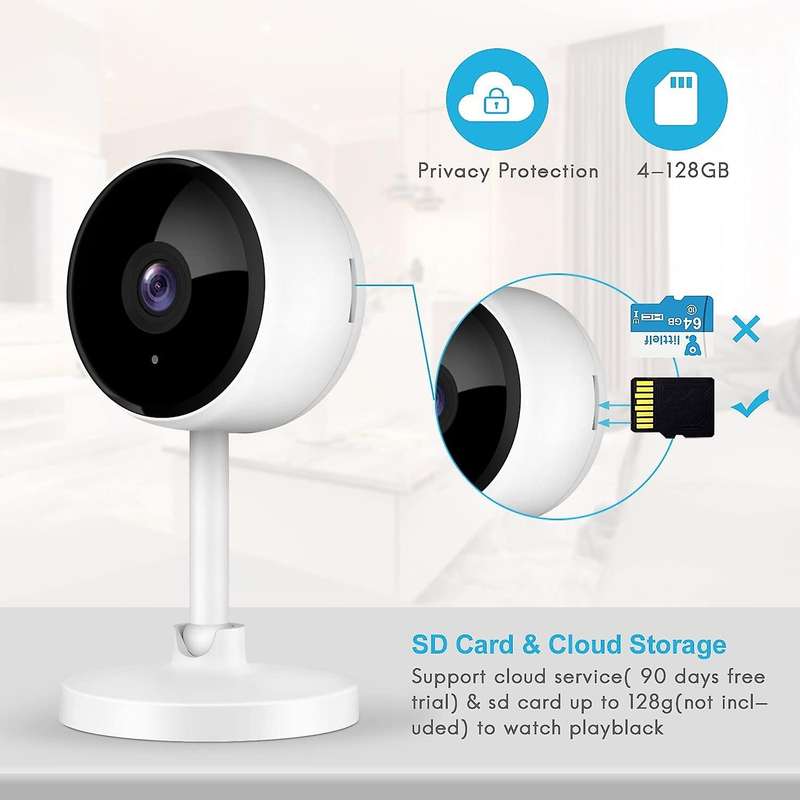 Home Security Camera 1080p Indoor Wifi Surveillance Ip Camera