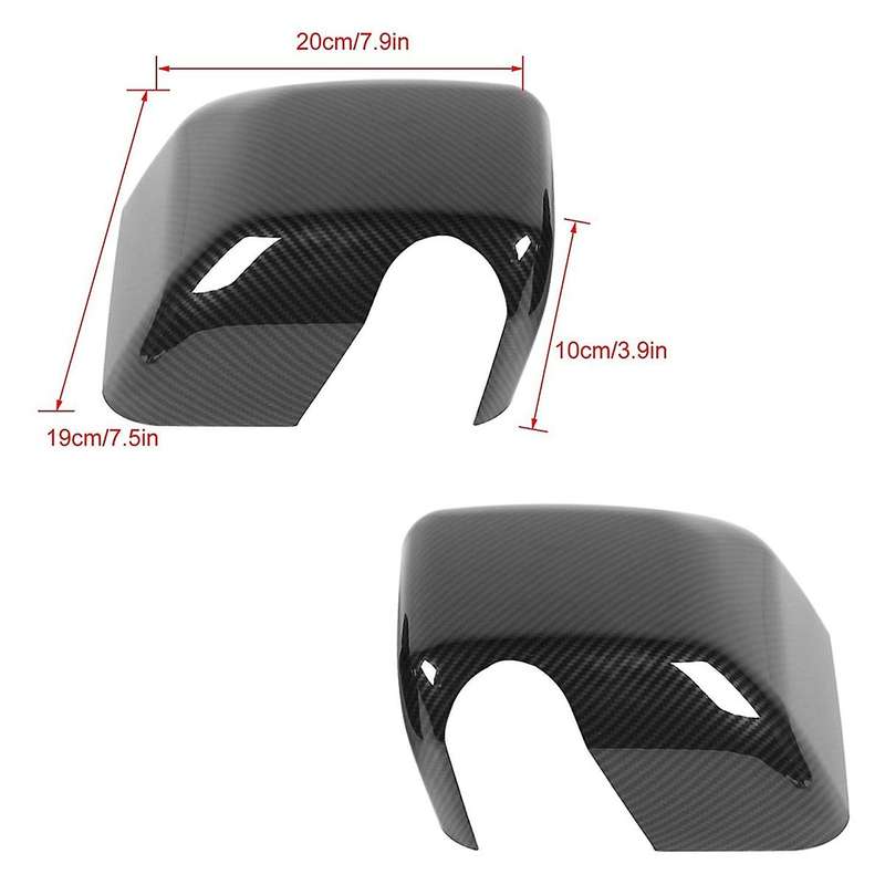 Side Mirrors Cover Abs Rear View Mirrors Trim Interior ,carbon Fiber