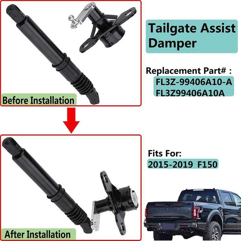 For Ford F-150 2015-2019 Soft Tailgate Damper Kit Fl3z-99406a10-a