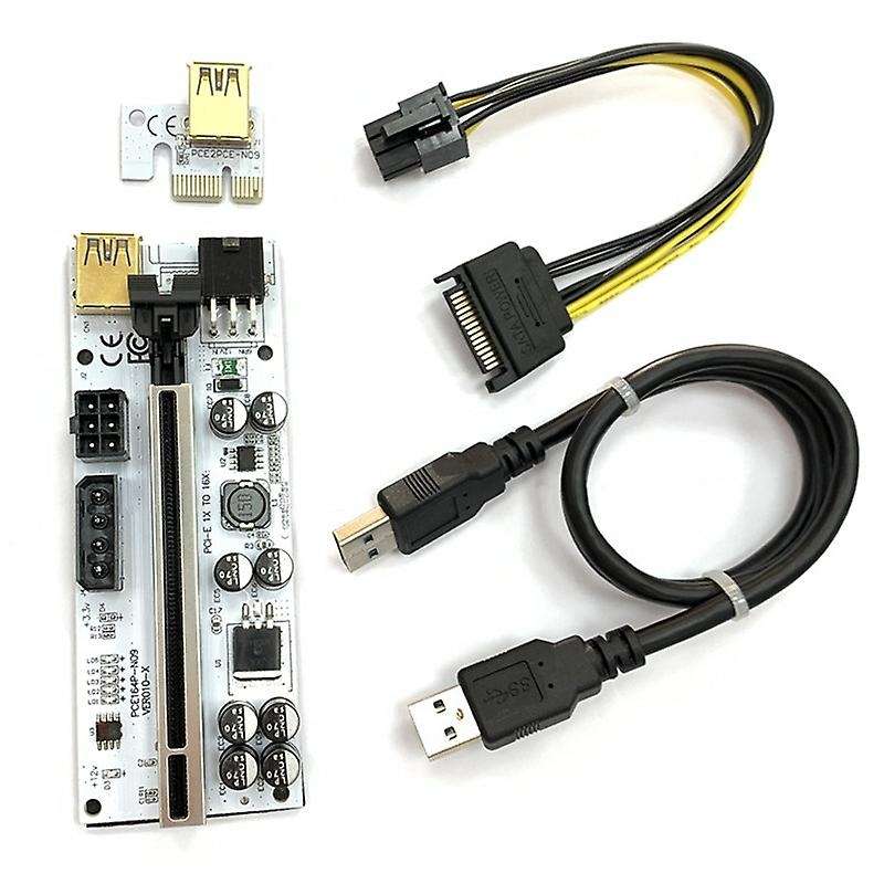 Ver010-x Pci-e 1x to 16x Riser Card Graphics Card Extension Cable A