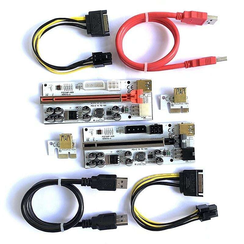 Ver010-x Pci-e 1x to 16x Riser Card Graphics Card Extension Cable A