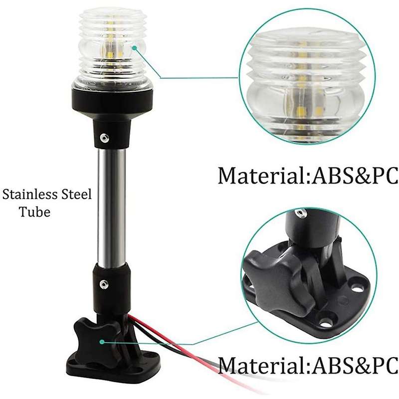Boat Navigation Lights 360 Degree White for Anchor Light 12v 10w