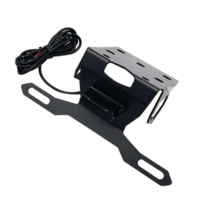 Motorcycle Fender Eliminator Tail Number Plate Bracket Led Light