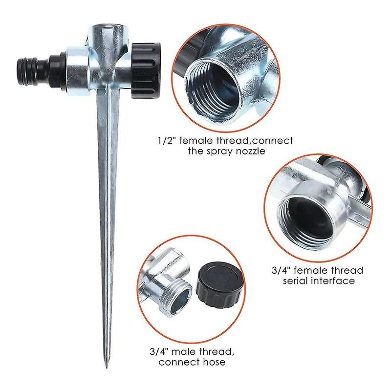 Lawn Sprinkler 360 Rotary Sprinkler for Lawn Garden Irrigation
