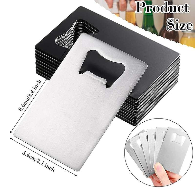 50 Pieces Credit Card Bottle Opener for Your Wallet&shirt Pocket