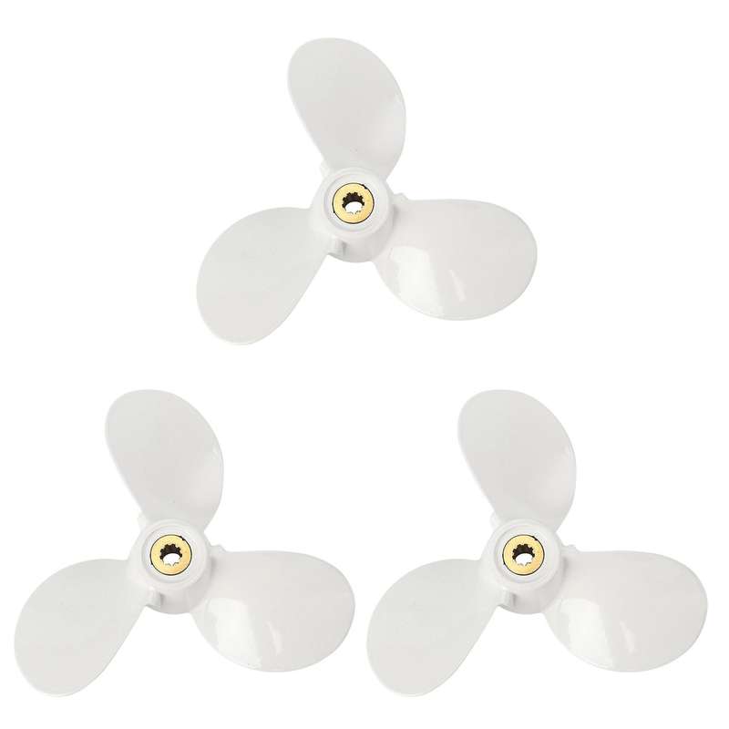 3x Aluminum Alloy Outboard Propeller 7 1/2x8-ba for Yamaha Mariner