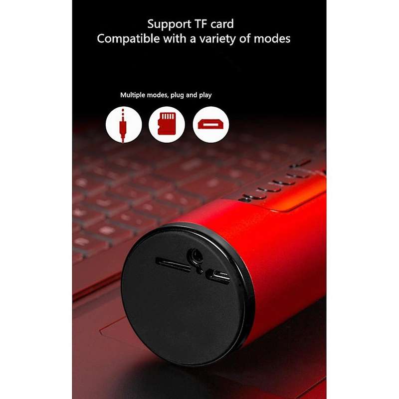 Bluetooth Karaoke Mic Dual Speake for Pc Iphone Android Pink