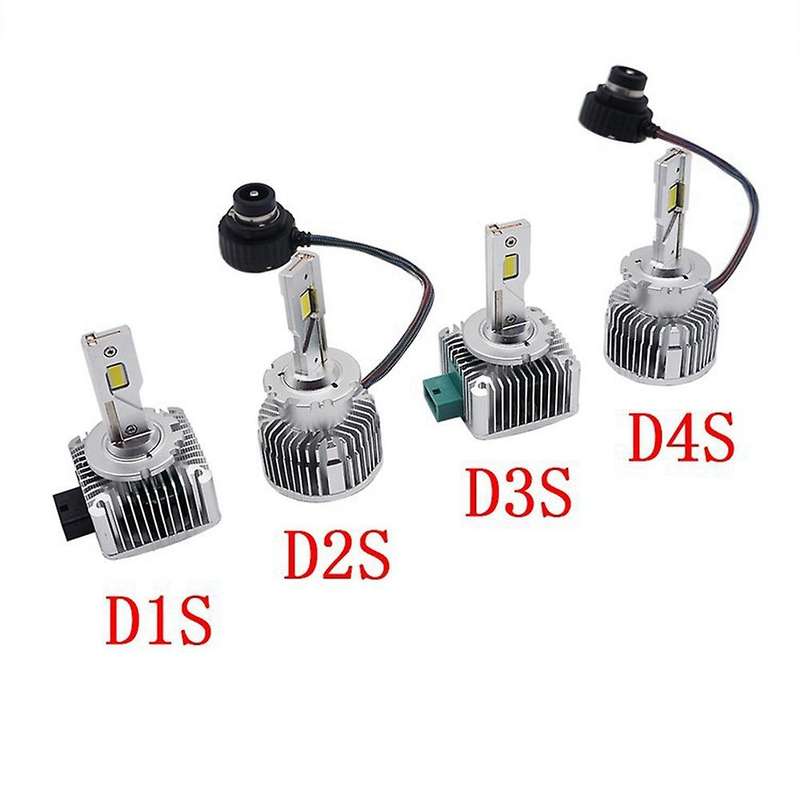 D2s Led Headlight Hid D2s/r Car Bulb Led 8000lm Csp Chip 6000k White