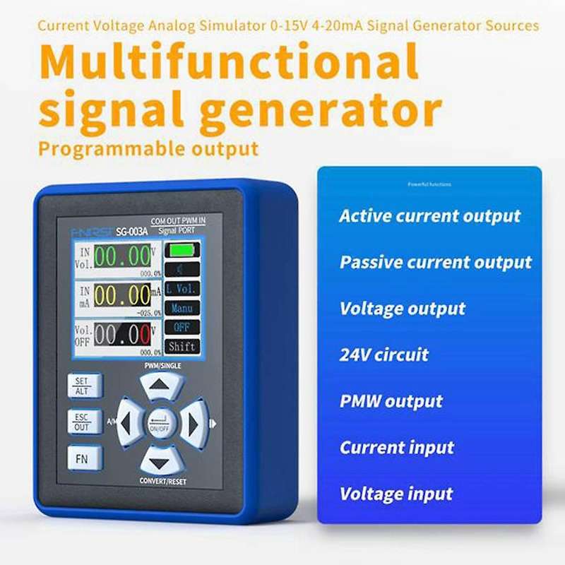 Sg-003a 0-10v Adjustable Current Voltage Simulator 4-20ma-us Plug