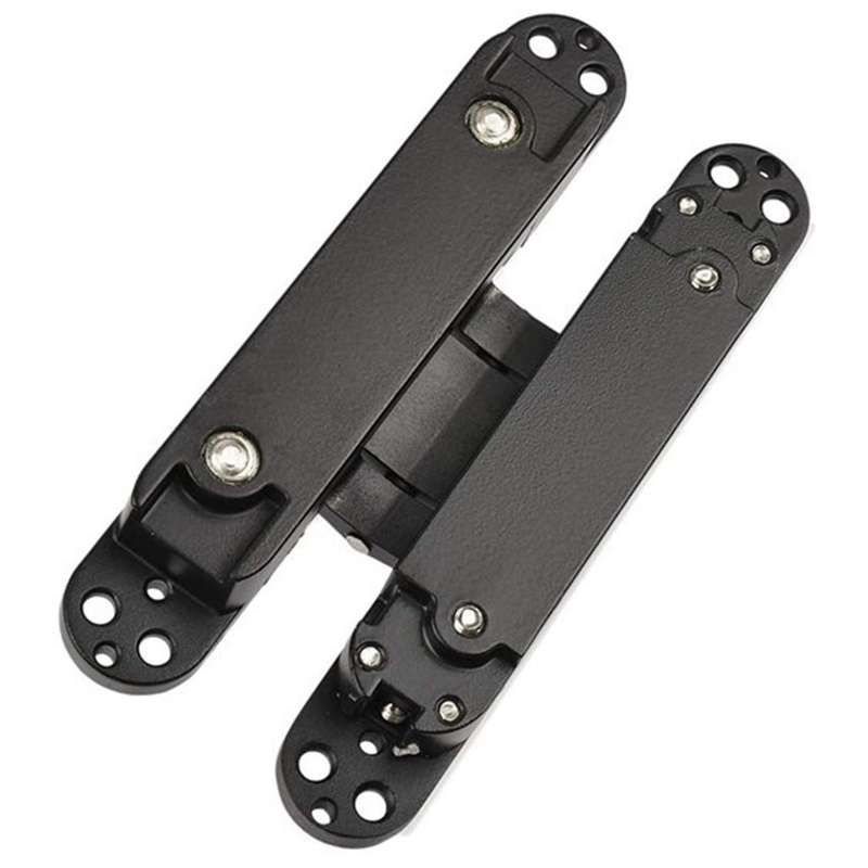 2pcs 7inch Concealed Door Hinges 3 Way Adjustable Butt Hinges