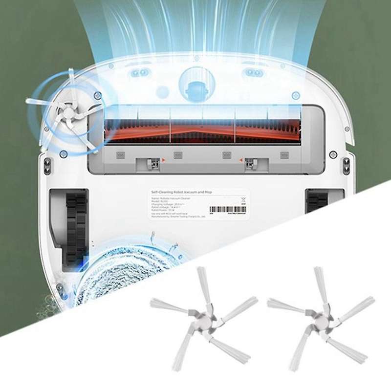 5pcs Spare for Xiaomi Dreame W10 Robot Vacuum Cleaner Main Side Brush